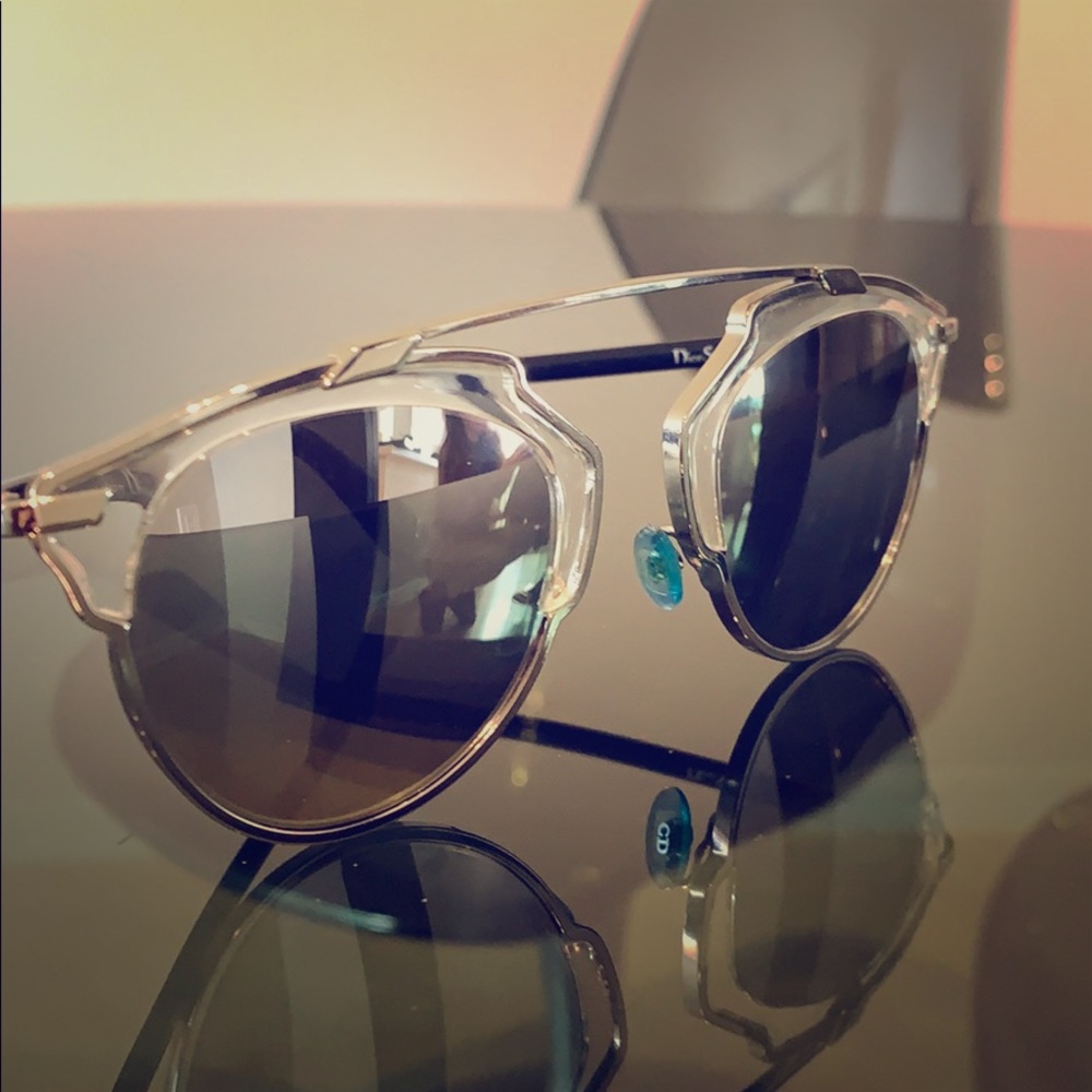 Dior So Real silver Sunglasses